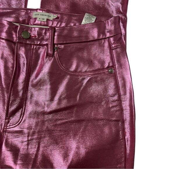 Good American pink metallic jeans - Picture 8 of 8